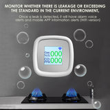 WIFICombustible Alarm Digital Combustible Detection Instrument Gas Leak Tester Intelligent Air Quality Detector