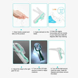 Led Vagina Expansion Device Medical Aseptic Genitals Anal Vaginal Speculum Urethral Dilator Hygiene Hot