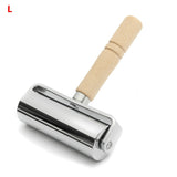 26/60/100MM Wood Leather Craft Roller Leather Press Edge Creaser Smoother For Craft DIY Handmade Hand Leather Pressing Tool