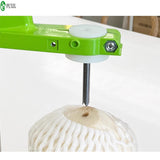 Green Punching hine Fruit Open Drilg Knife Stainless Steel Manual Cap Opener Coconut Shell Opening ToolGre