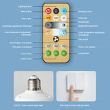 30W LED Light Ceig Fan with Remote Control E26/E27 Base 3 Speeds Adjustable Wind Speed for Home Living Room Bedroom Decor
