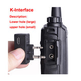 Walkie Talkie Headset Interphone Accessory Two way Radio K/M Port Wireless headphone for Baofeng UV 5R 82 8W 888s