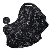 Nursing Cover & Baby Carseat Cover,Ultra Soft And Breathable,Large Full Coverage Breastfeeding Canopy Gives Privacy
