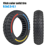 Electric Scooter Tires 9.5 Inch 9.5*2.5 Color Pneumatic Solid Tire 9.5x2.50-6.1 For NIU KQI3 Puncture-proof Rubber Tyres