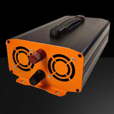 2600W Pure Sine Wave Inverter -- 12V/24V/48V/60V/72V Converter for Home, RV and Off-Grid Solar Systems + 2 AC Outlet & LED Light