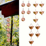 1M Rain Chains & Gutters - Professional Drainage For House Eaves, Garden, Porch & Patio
