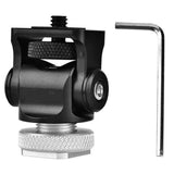 Camera Screen Mount Adapter Portable Aluminum Alloy Hot Shoe Mounts