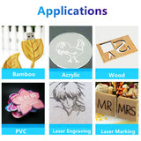 CNC 65*50cm Desktop Laser Cutting CNC6550 Stainless Steel Wood Leather Plastic Glass Acrylic Engraving hine 65X50cm