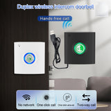 Wireless Electronic Doorbell 433MHz Non-visual Building Smart Intercom Doorbells One-Button Operation for Home Office