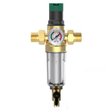 Backwash Filter With And Gauge, 3/4 Inch House Connection, Reusable Pressure Regulator