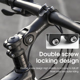 Adjustable Bicycle Variable 60 Degree Angle Aluminum Alloy Handlebar Riser Road Bike Front Fork Stem Adapter