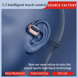 X3 Bluetooth Earphones Air Conduction Headset Ear Hook Sport Earphones Touch Control Noise Reduction Headphones