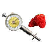 Portable Pointer Fruit Hardness Tester Penetrometer for Apples Pears Grapes Oranges Bananas Berries Cherries