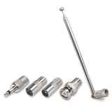 1Set Rod 3.5Mm Adapter FM Radio Antenna Replacement Telescc F Type Male Plug Connector AV Stereo Receiver