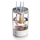 Electric Makeup Brush Cleaner, Quick Efficient Cosmetic Brush Cleaner Machine Automatic Makeup Brush Cleaner Fit For All Size Makeup Brush