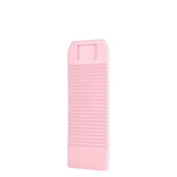 Washboard OldFashioned Washing Board Plastic Creative Kneeling Use (Color : Pink)