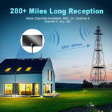 MAYTO 2024 HDTV Thin Film Mini HD TV DVB-T2 Digital Antenna