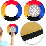 Detachable Dartboard Wall Protector Ring with Splicing Surround Protection Board for Dart Lovers