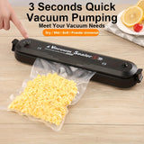 1set Vacuum Sealer Machine Food Vacuum Sealer Automatic Air Sealing System For Food Storage