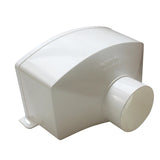 PVC square rainwater hopper for pipe Downpipe drainage system drain adapter rain water collector accessories 1PC