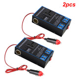 Car Inverter Converter DC 12V 24V to 110V/220V AC Sockets USB Chargers Cigar Lighter Socket Power Adapter Auto Accessories
