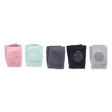 Crawling Anti Knee Pads Unisex Baby Toddlers Kneepads Non Slip Elastic Cotton Socks 5 Pairs