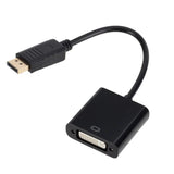 DisplayPort Cable Adapter Display Port DP DVI Converter HD 1080p Male to Female For PC Laptop HDTV Monitor Projector
