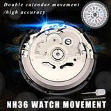Automatic Mens Parts Mechanical NH36 Movement Watch Replace Accessories