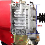 High-Power Air-Cooled Diesel Engine Tank 168F Threshing hine Agricultural Micro-Tiller Pumping Oil Pump Generator Head