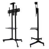 50KGS LCD Vertical TV Brackets Mobile Stand or Trolley For 32"-65" Teion