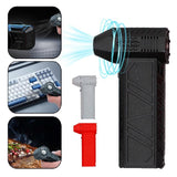 Mini Turbo Jet Fan Violent Turbofan 3+1 Speed Settings Rechargeable 120000RPM Brushless Motor 50m/s Dust Blower