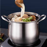 1pc Stainless Steel Stock Pot (22.0cm), Large Stockpot, Soup Pot, Kitchen Utensils, Kitchen Gadgets, Kitchen Accessories
