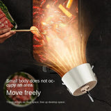 Adjustable Angle Portable USB Rechargeable Mini Range Hood for Kitchen Desktop, Indoor BBQ & Hot Pot