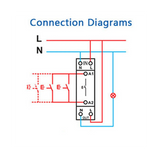 Tuya Life ZigBee Circuit Breaker Din Rail 1P Single Pole Dry Contact Relay App Remote Control Smart Timer