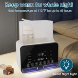 1 Piece Double Bottle Warmer Breastmilk/Formula For All Bottles With Temperature Control EU Plug