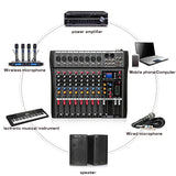 DJ Controller Mixer Audio Sound Mi Table Card Professional PC Digital Consoles Interface Console Pro Equipment 8 Channel