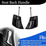 Top-1Pair Car Front Seat Adjustment Backrest Lock Handle Switch Trim Cover Assy For Benz W204 C204 W207 C207 2009-2016