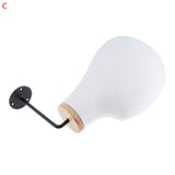 21 Inch Hat Rack Wig Stand Wall Mounted Mannequin Head Decorative Holder Hat Holder Rack Salon Mannequin Wigs Show Display Stand
