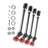 4Pcs 8996X Steel Extended Drive Shaft CVD With Splined Wheel Hex For 1/10 Traxxas MAXX Widemaxx RC Car Parts