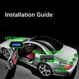 12V Car Parking Sensors PDC Parktronics System Detection Auto Accessories Smart Buzzer LCD Diplay Sound Alert Indicator