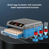 Small Home Automatic Intelligent Egg Turning Parrot Chicken Duck Goose Pigeon Incubator 48/64 Eggs Brooder