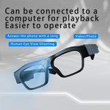 4K Bluetooth HD Video Driving Record Cycg Mini Camera Wireless Music Call Smart Glasses