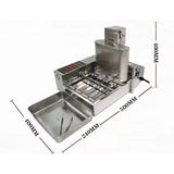 Large Commercial 2000Watt Microcomputer Controlled Electric Heating 4 Row Making Automatic Donut hine