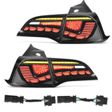 GTS Style LED Tail Lights With Dynamic Turn Signal for Tesla Model 3 Y 2017 2018 2019 2020 2021 2022 2023 Non US