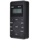 Portable DAB+ Radio with Digital Display and Built-In Battery