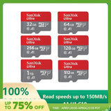 Ultra 32GB 64GB 256GB 400GB 512GB 1TB Micro SD SD/TF Flash Memory Card 128GB MicroSD for Phone