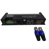 30 Channel RGB DMX512 LED Strip Controller 60A Dimmer PWM Driver Input DC9-24V 30CH DMX Decoder Light Control
