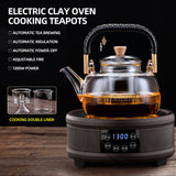 1300W Heater Tea Maker - 1300ml Household Cooking Teapot with Electric Ceramic Stove