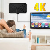 Europe Ces TV polska 8 es DE Oscams 4K HD DVB Digital EU plug Cccann antenna flat design