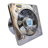 10/12'' Powerful Booster Extractor Exhaust fan Ventilation Pipe for Bathroom Toilet Kitchen Wall Window Stainless Steel Fan